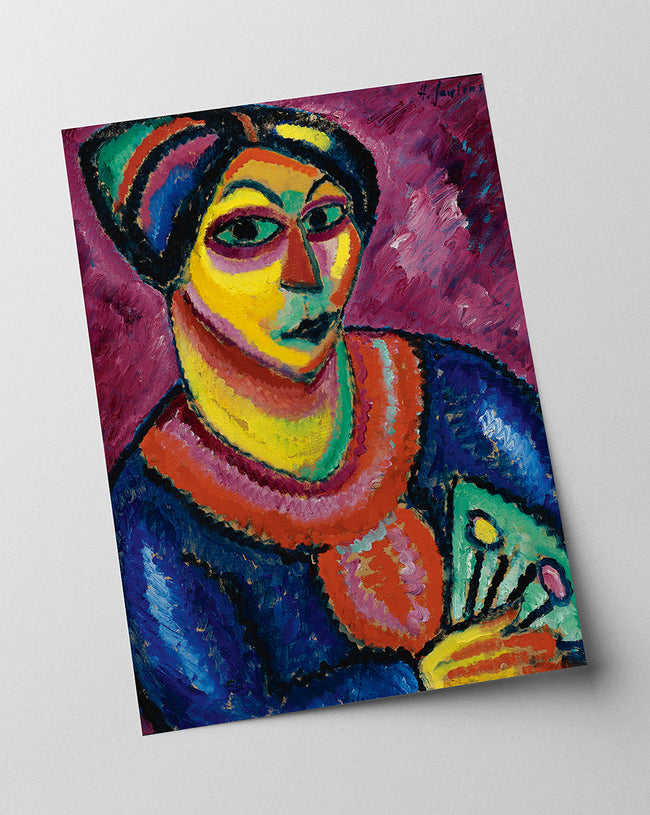 Alexej von Jawlensky - Frau mit grünem Fächer Main Image