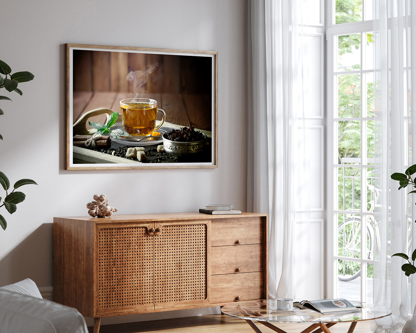 Frische Teezubereitung