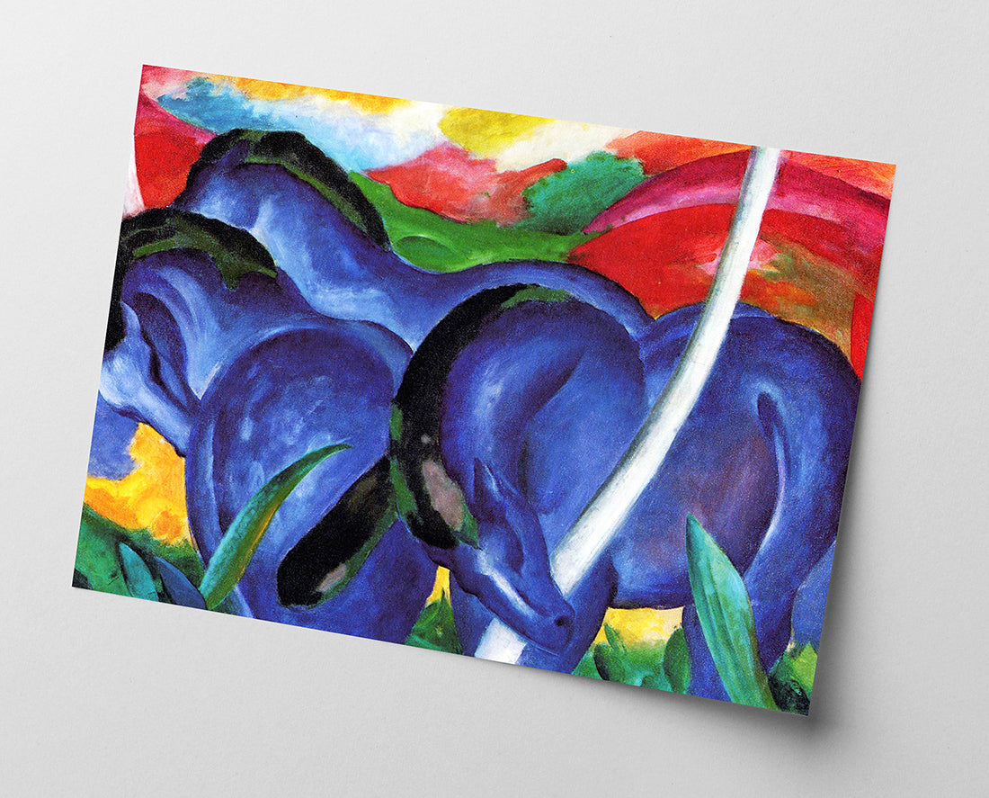 Franz Marc - Die großen blauen Pferde (1911)
