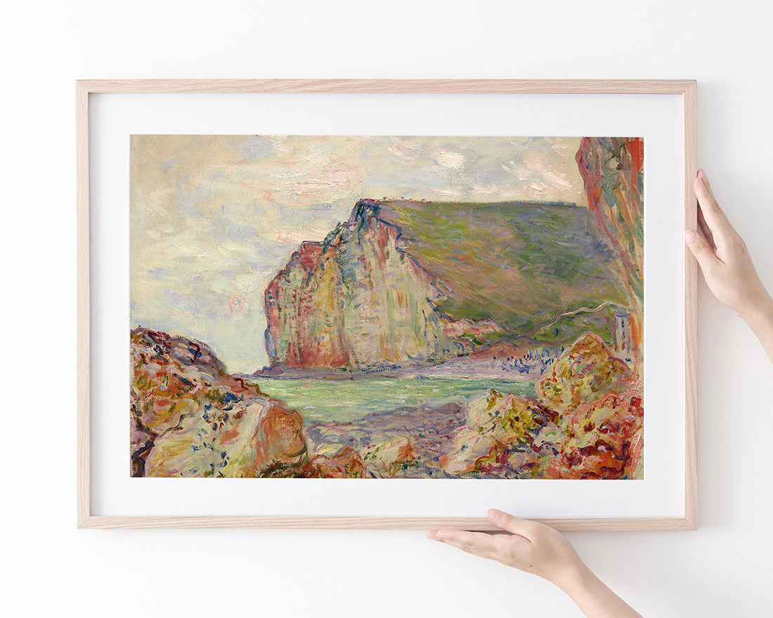 Claude Monet - Klippen von kleinen Platten