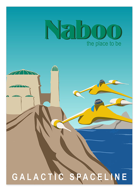 Star Wars Illustration - Naboo Hover Image