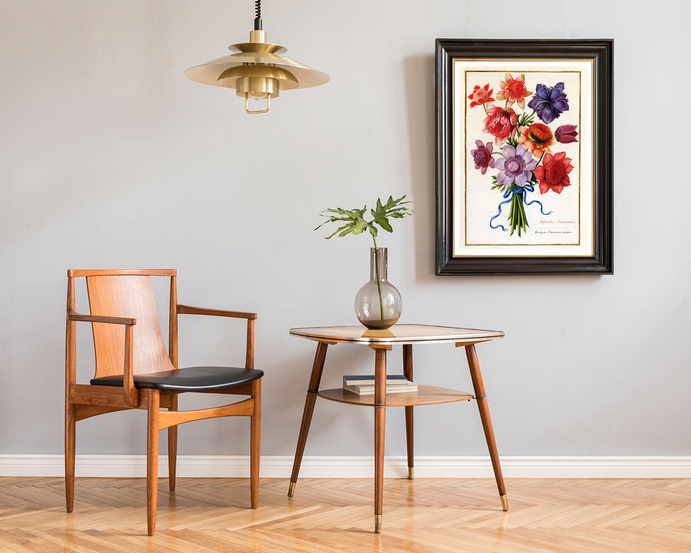 Bunter Blumenstrauß mit Anemonen