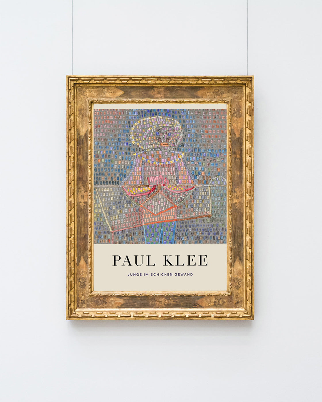 Paul Klee - Museum-Poster Junge im schicken Gewand