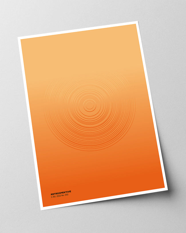 Retrospektive - No. 002 - Kreise in Orange Main Image