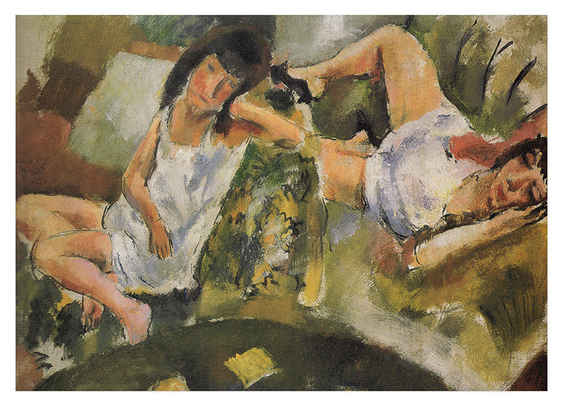Jules Pascin - Zwei Frauen entspannen