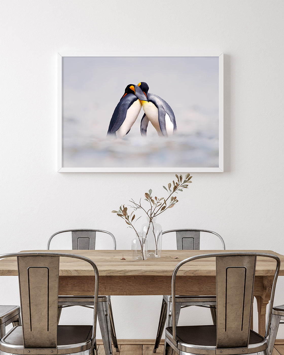 Kuschelnde Pinguine