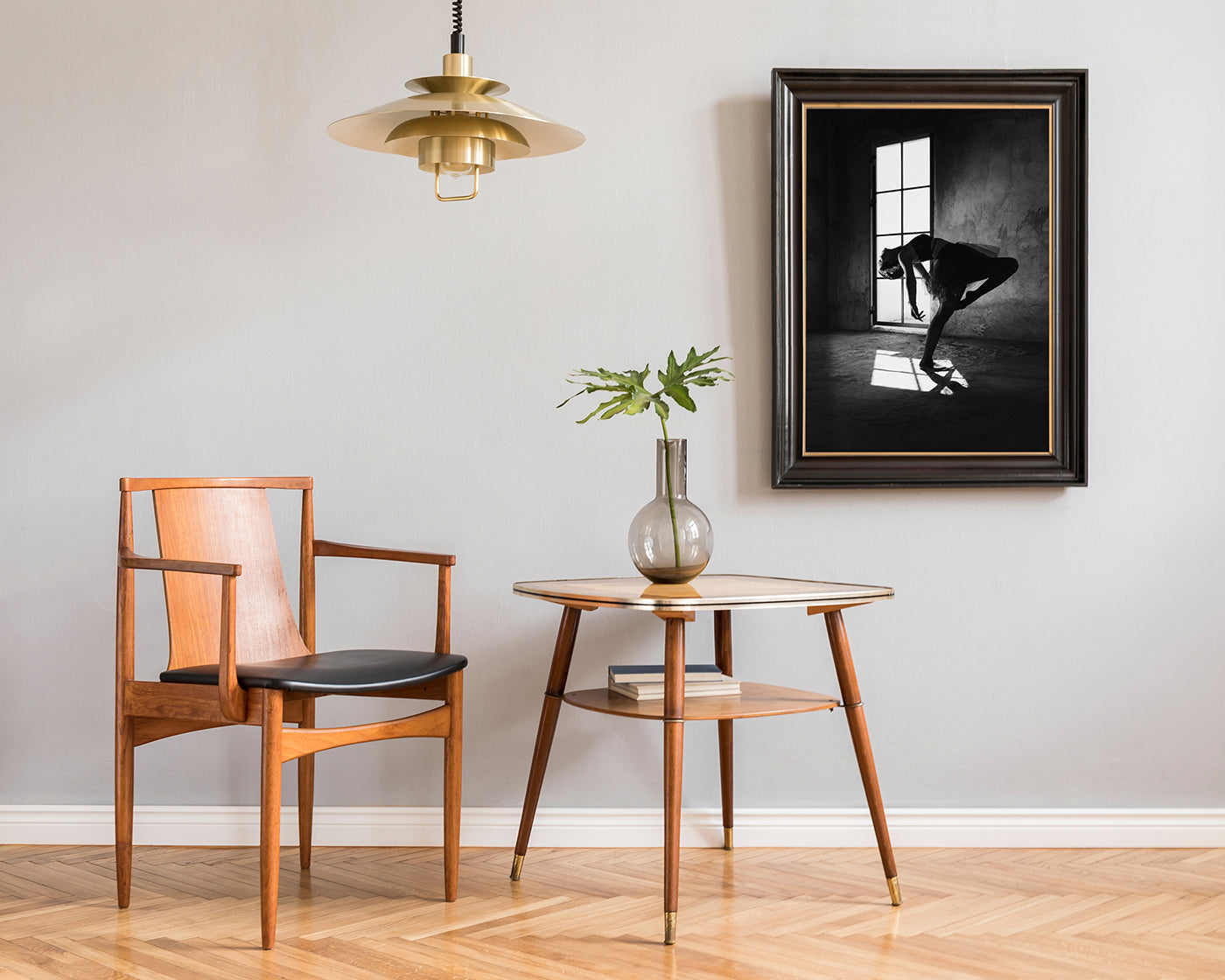 Ballettänzerin - Schwarz-Weiß