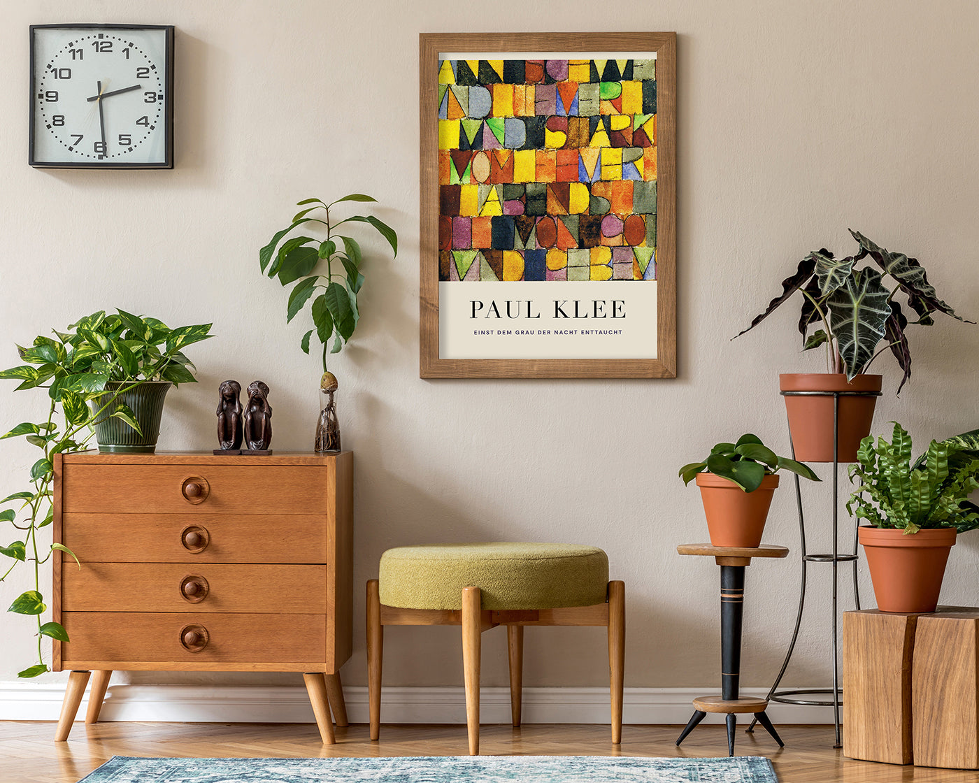 Paul Klee - Museum-Poster Einst dem Grau der Nacht enttaucht