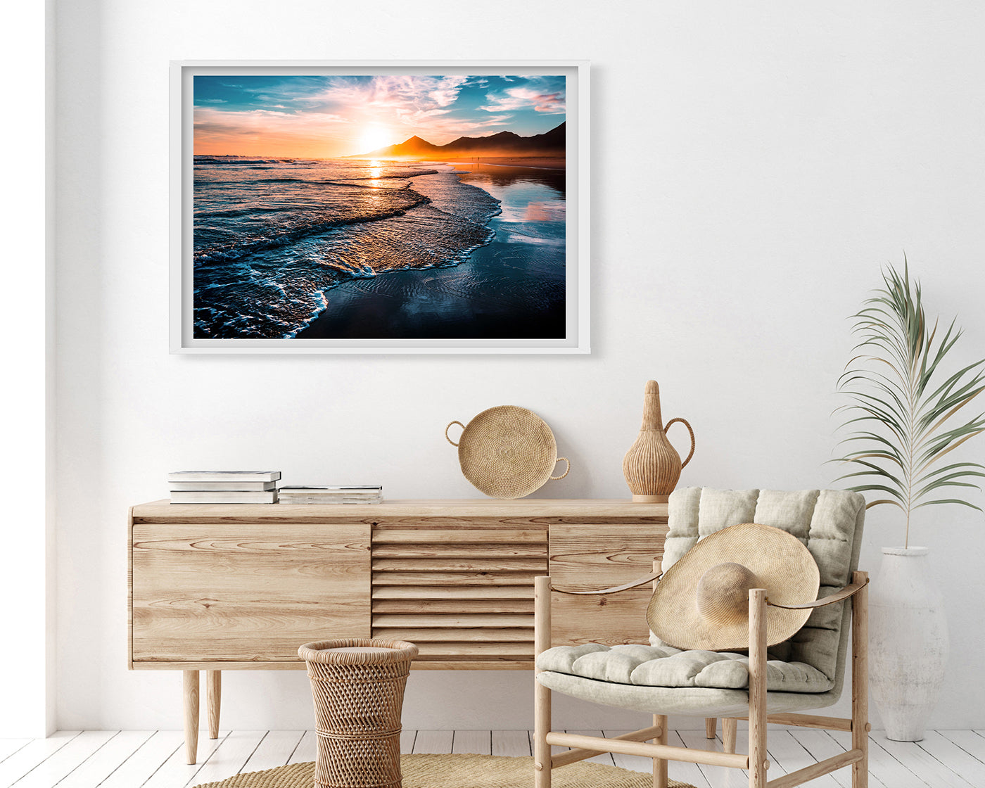 Sonnenuntergang am Strand