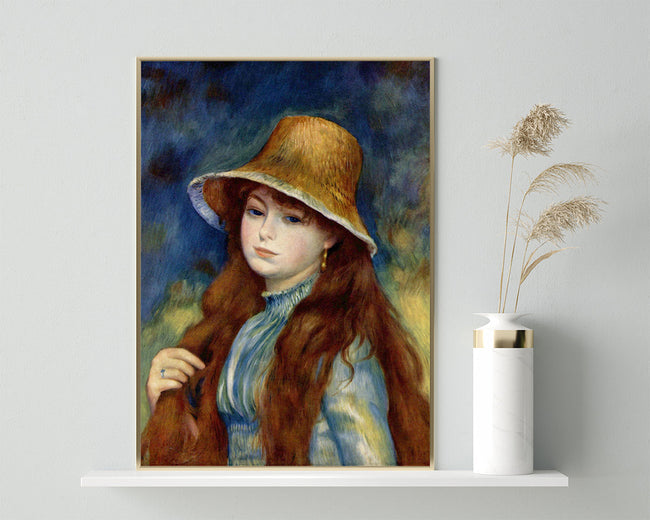 Pierre-Auguste Renoir - Mädchen mit Strohhut Main Image