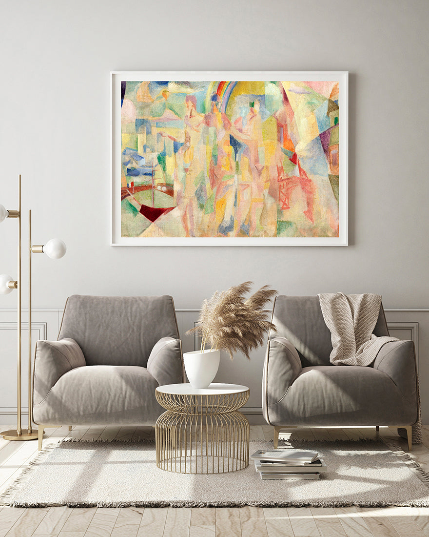 Robert Delaunay - LA VILLE DE PARIS, ESQUISSE