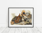 John James Audubon - Rebhühner auf Nahrungssuche