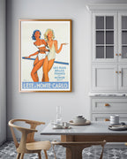 Pierre Fix-Masseau - Art Deco Werbeplakat - Frauen in Monte Carlo