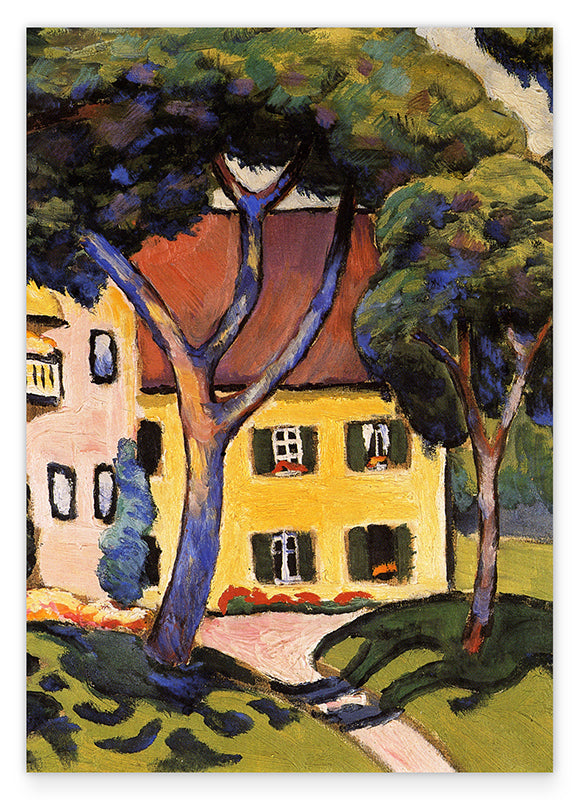 August Macke - Staudacherhaus Tegernsee Hover Image