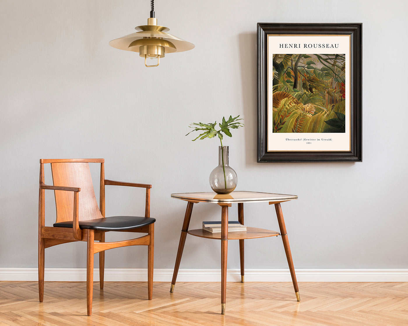 Henri Rousseau - Museum-Poster Überrascht! Gewitter im Urwald