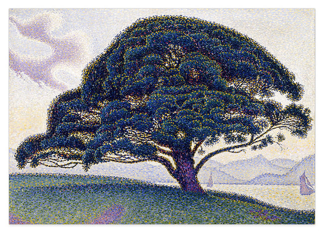 Landschafts-Gemalde Baum in Landschaft Impressionismus Hover Image