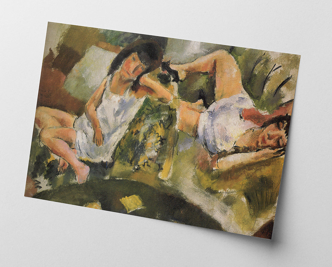 Jules Pascin - Zwei Frauen entspannen