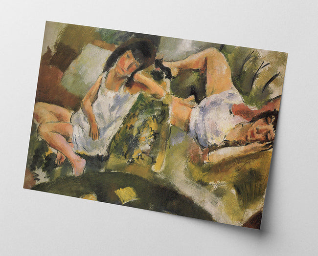 Jules Pascin - Zwei Frauen entspannen Main Image