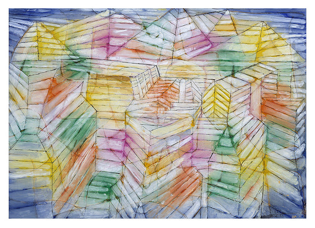 Paul Klee - Bühnen-Gebirgs-Konstruktion (1920) Hover Image