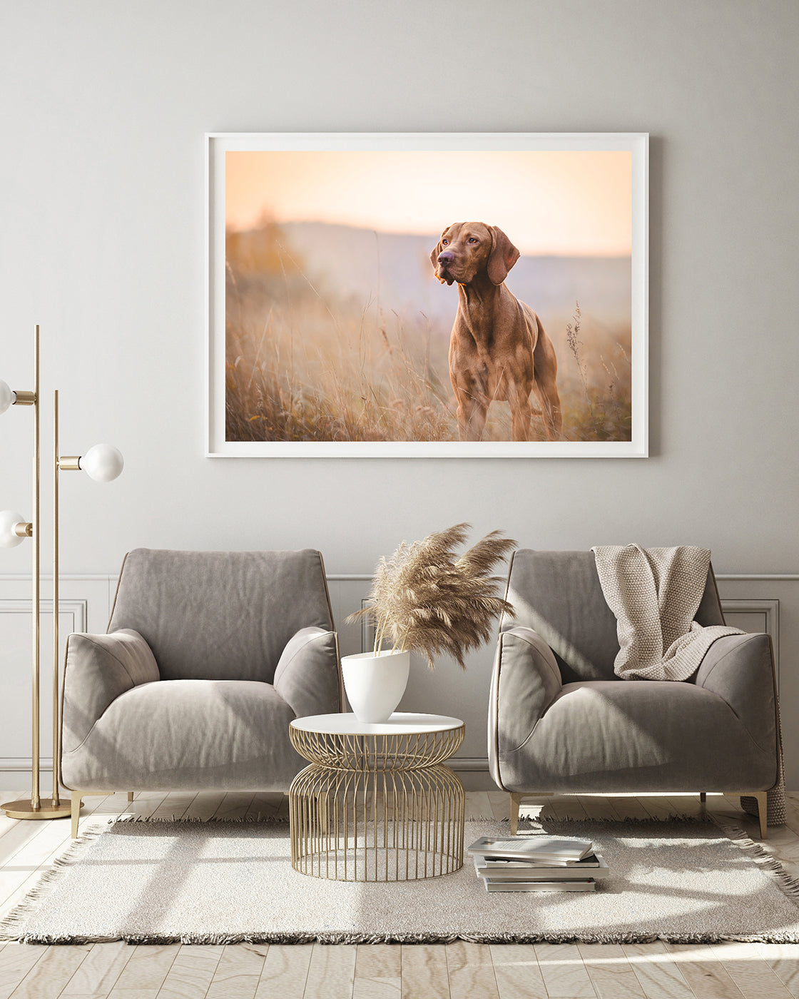 Jagdhund in der Natur