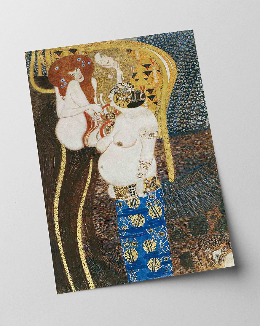 Gustav Klimt - Beethovenfries (rechter Teil) (1901)