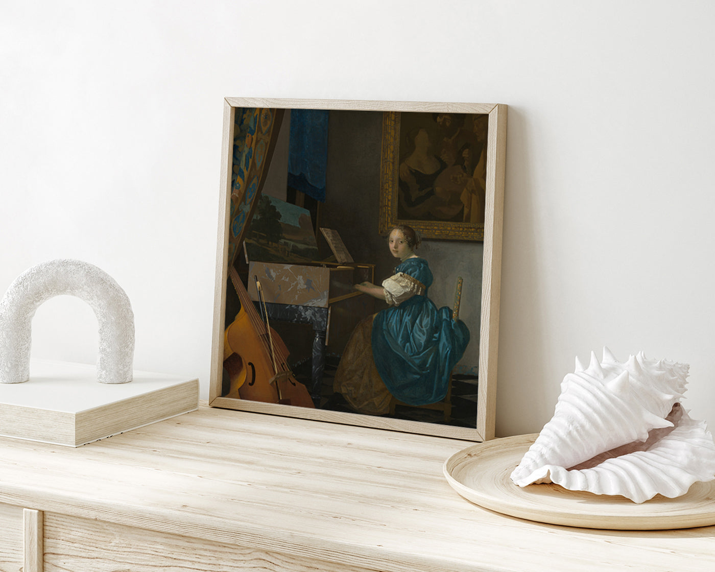 Jan Vermeer - Sitzende Virginalspielerin (1672)