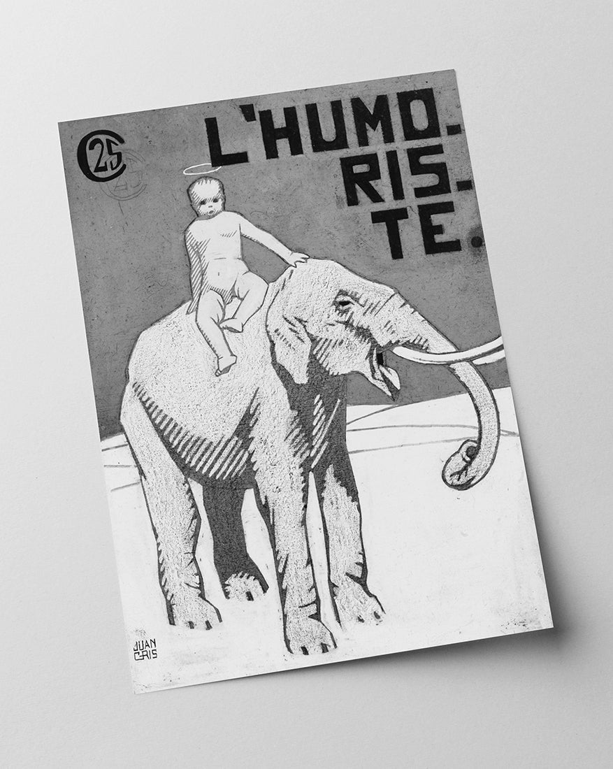 Juan Gris - Sitzender Engel (Cover-Design für "L'Humoriste")