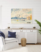 Paul Signac - SAINT-TROPEZ, TARTANES AU PORT