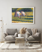 Georges Seurat - Bäuerinnen bei der Arbeit