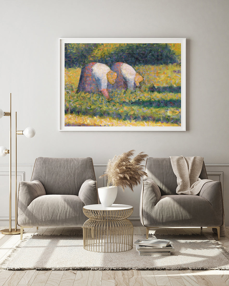 Georges Seurat - Bäuerinnen bei der Arbeit