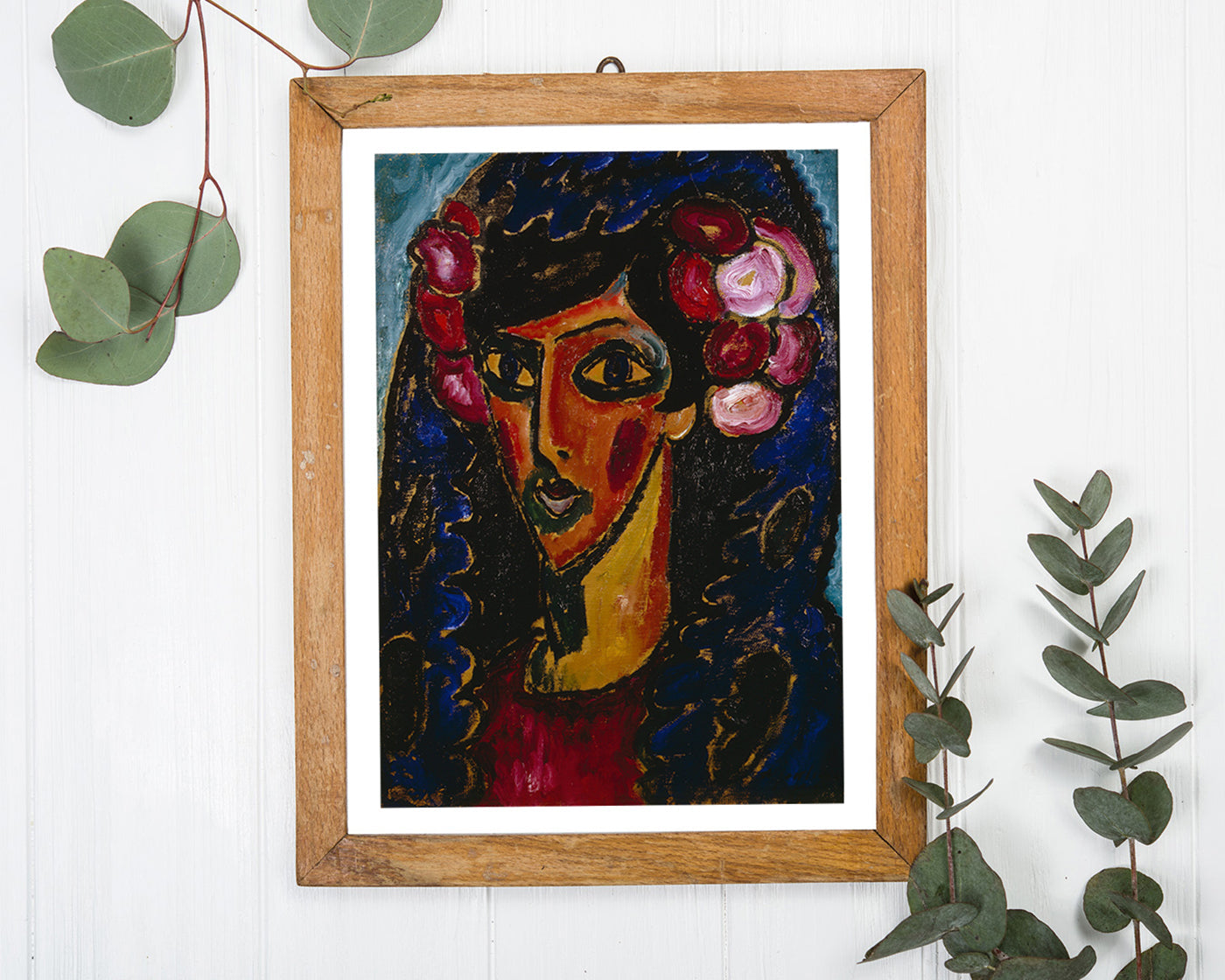 Alexej von Jawlensky - Die blaue Mantilla