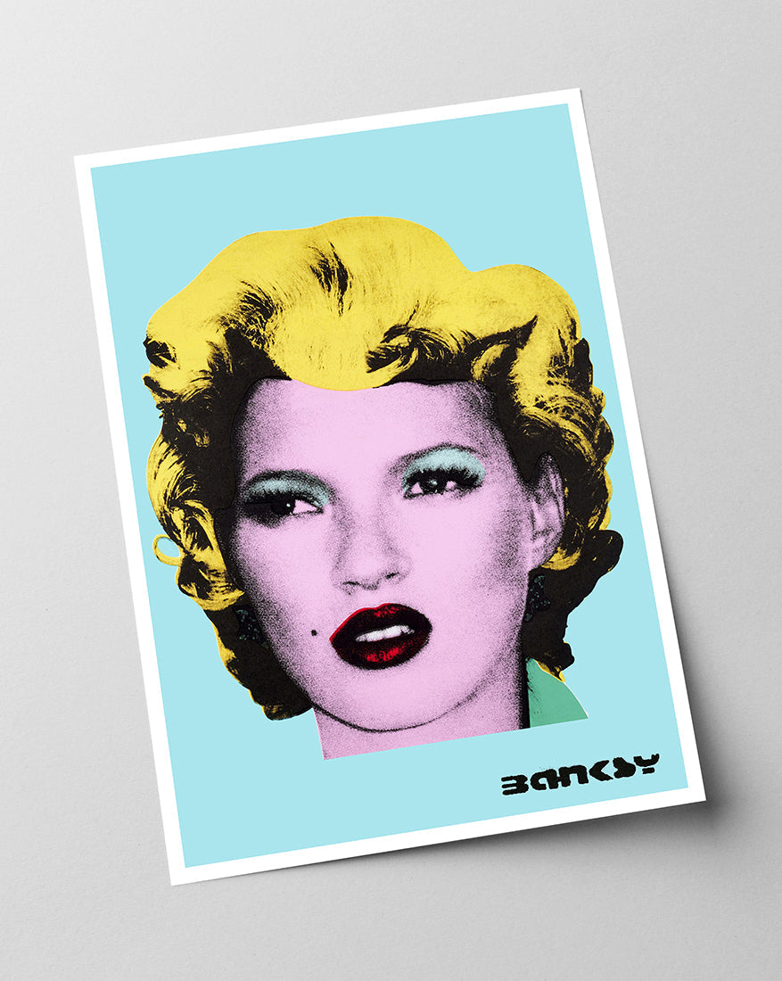 Banksy - Museum-Poster Kate Moss im Pop-Art Stil von Marilyn Monroe
