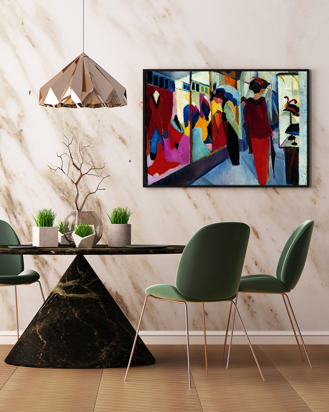 August Macke - Abstrakt Exposition