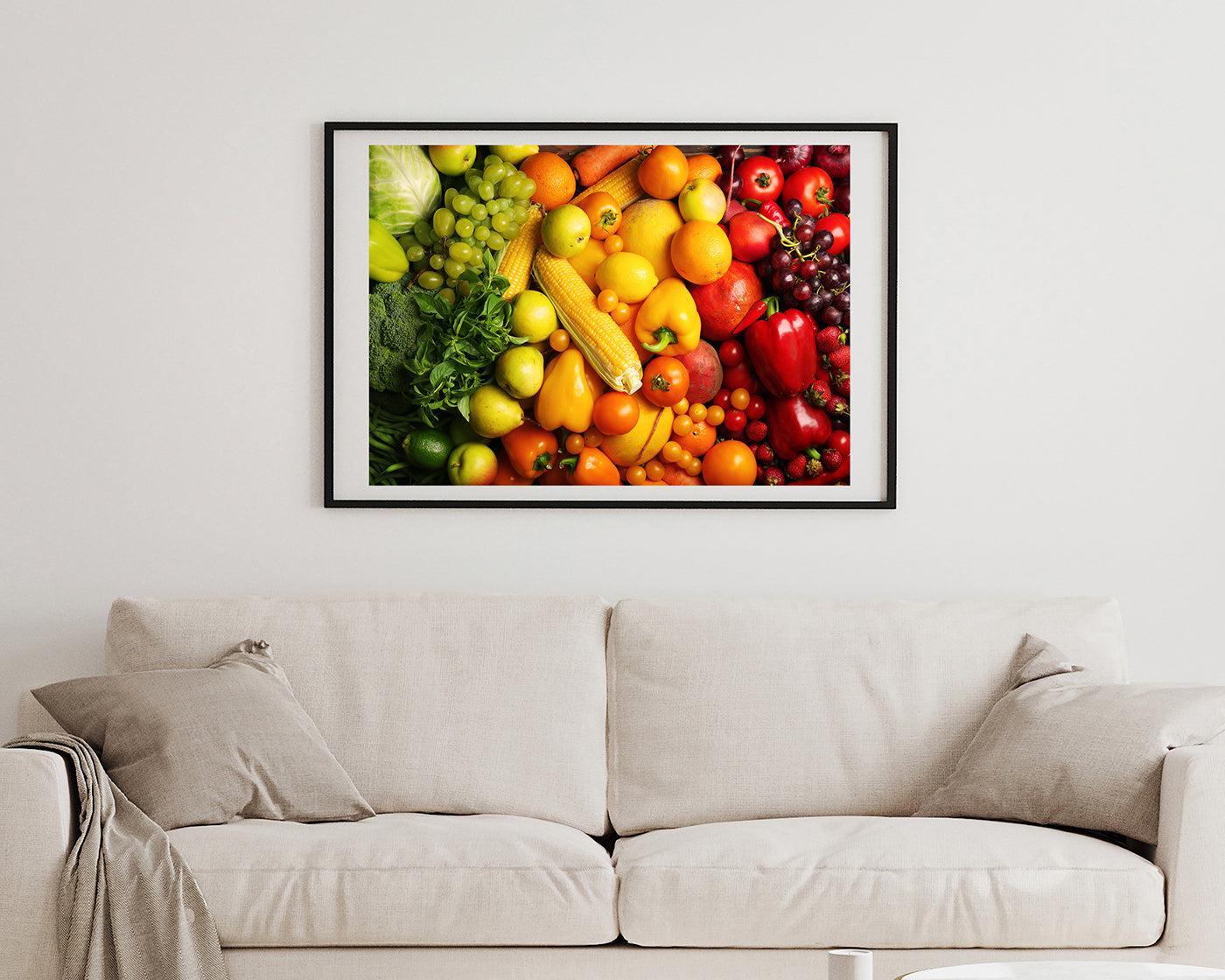 Buntes Obst und Gemüse