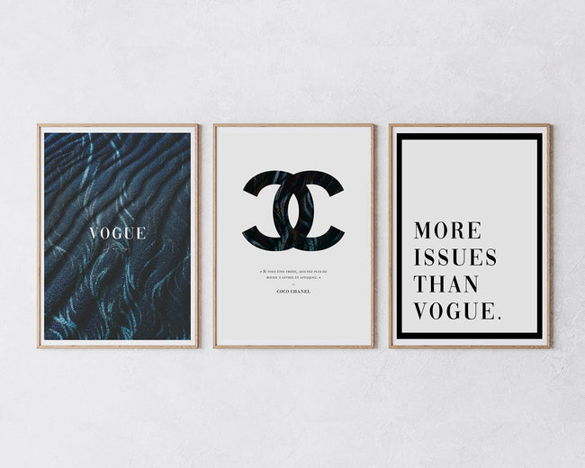 Set aus 3 Postern: "Fashion Victim" Hover Image