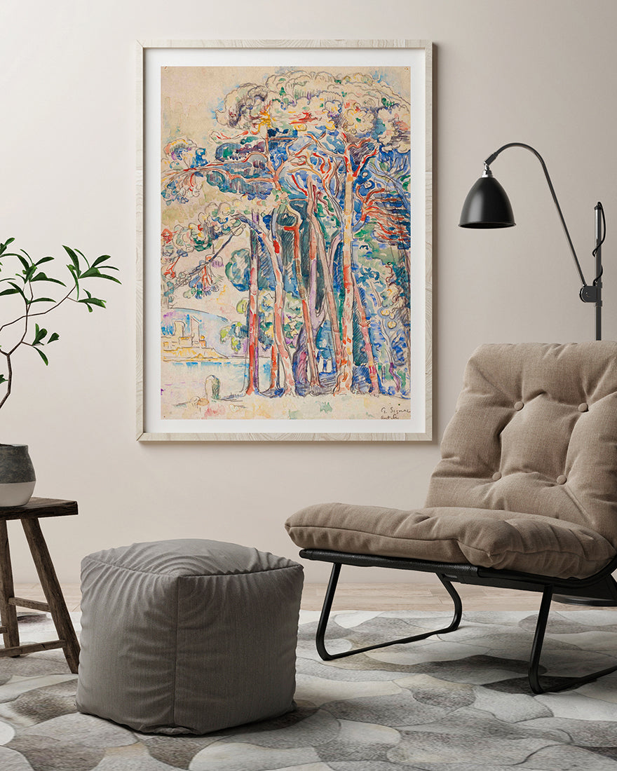 Paul Signac - Antibes, das Fort von Juan-les-Pins