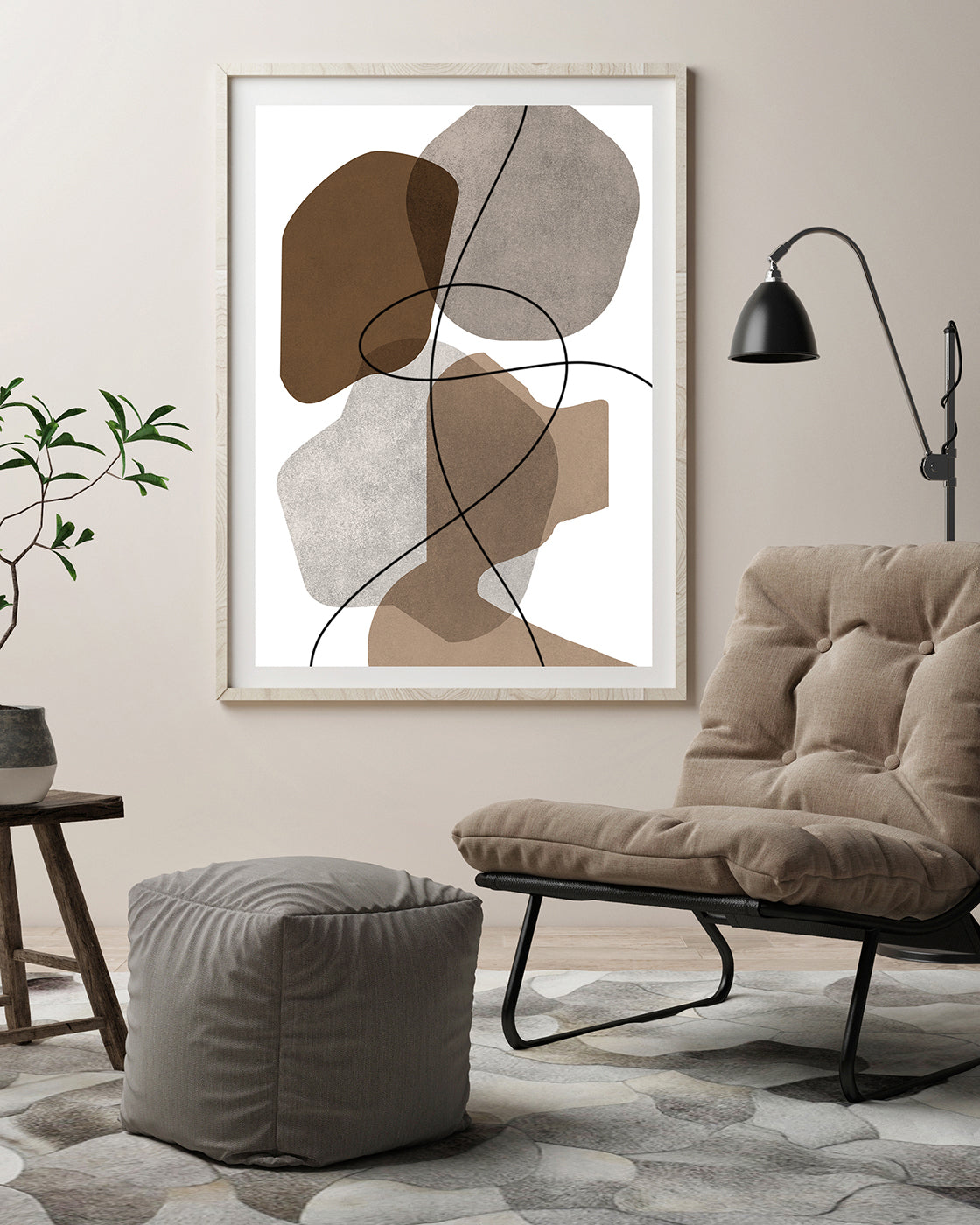 Rund und kantig - Abstrakte Formen