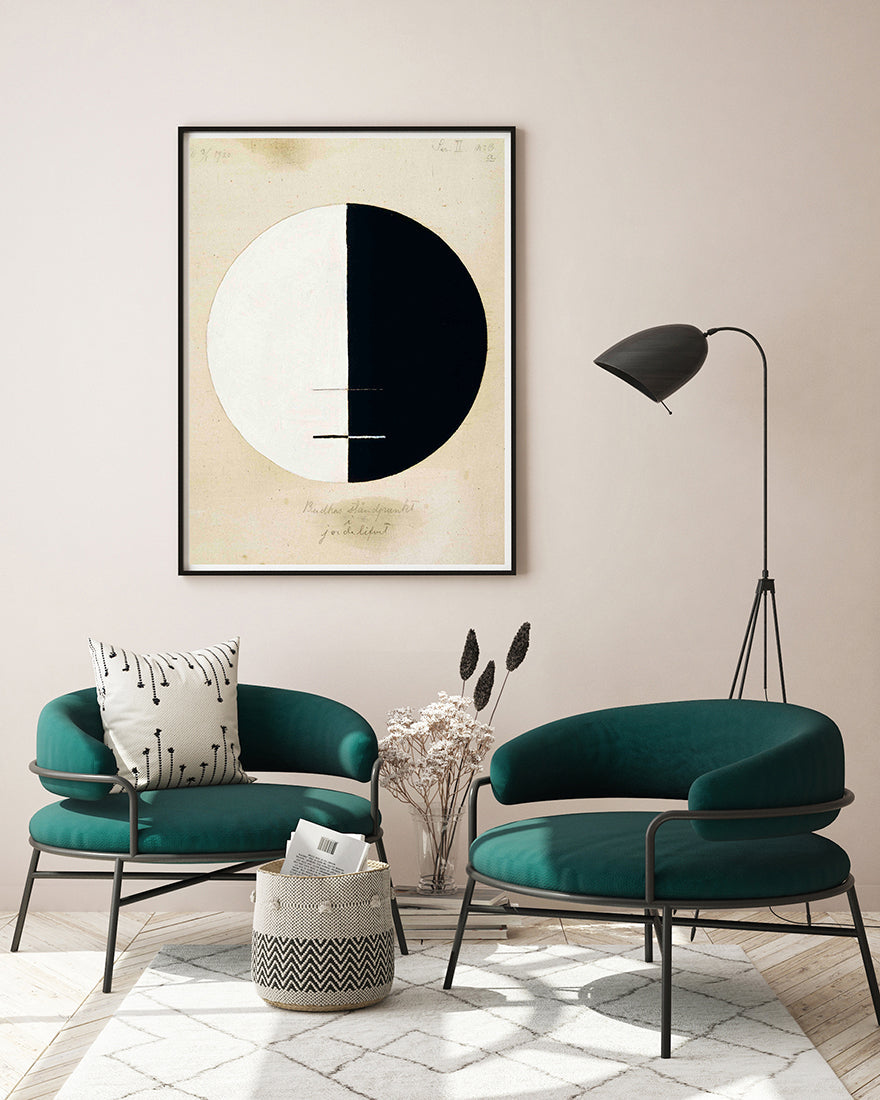 Hilma af Klint - Buddha's Standpunkt im irdischen Leben, Nr. 3a