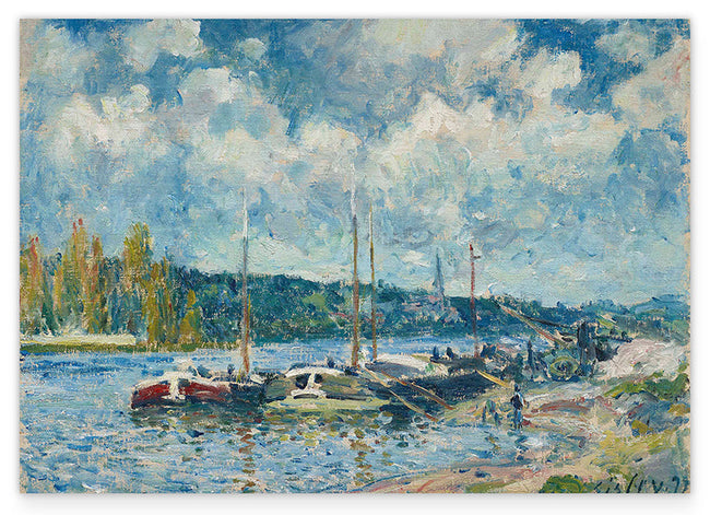 Alfred Sisley - Die Seine bei Bougival Hover Image
