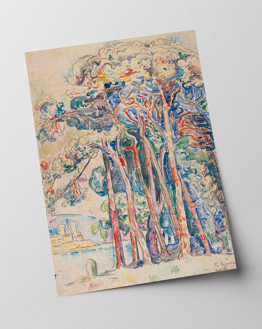 Paul Signac - Antibes, das Fort von Juan-les-Pins