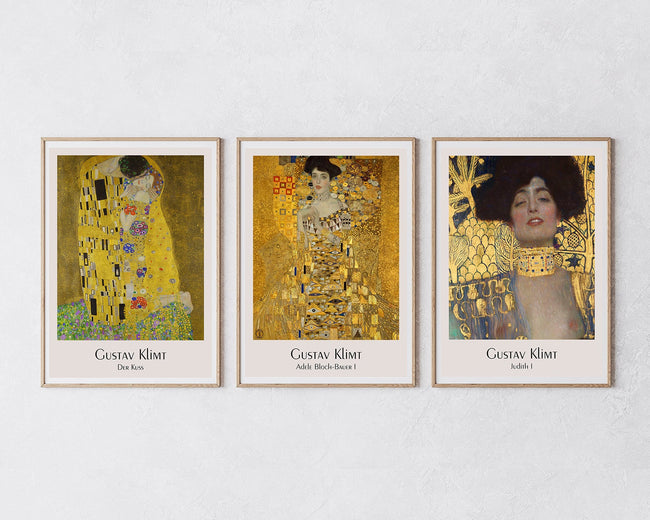 Set aus 3 Postern: "Gold" Hover Image