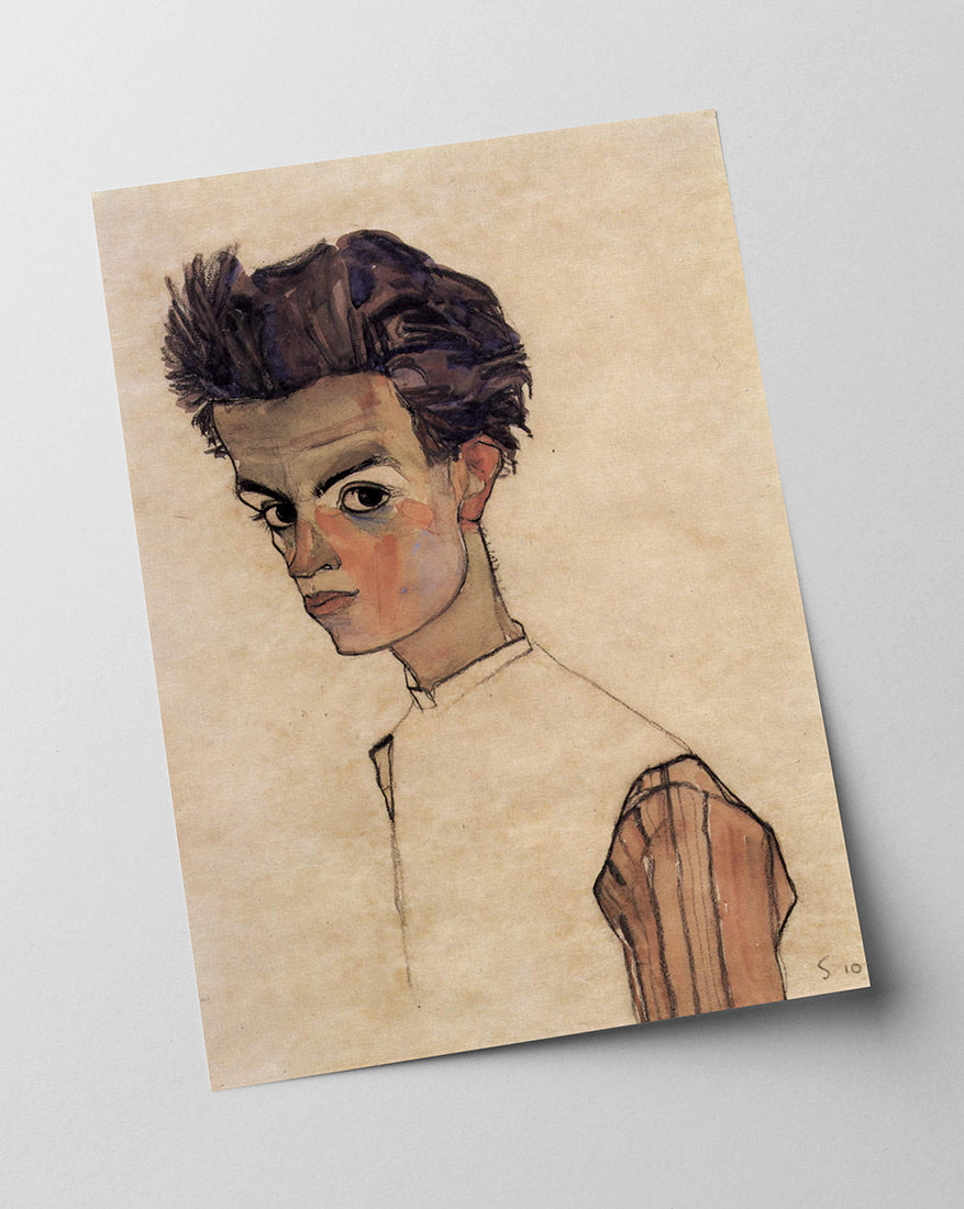 Egon Schiele - Selbstportrait