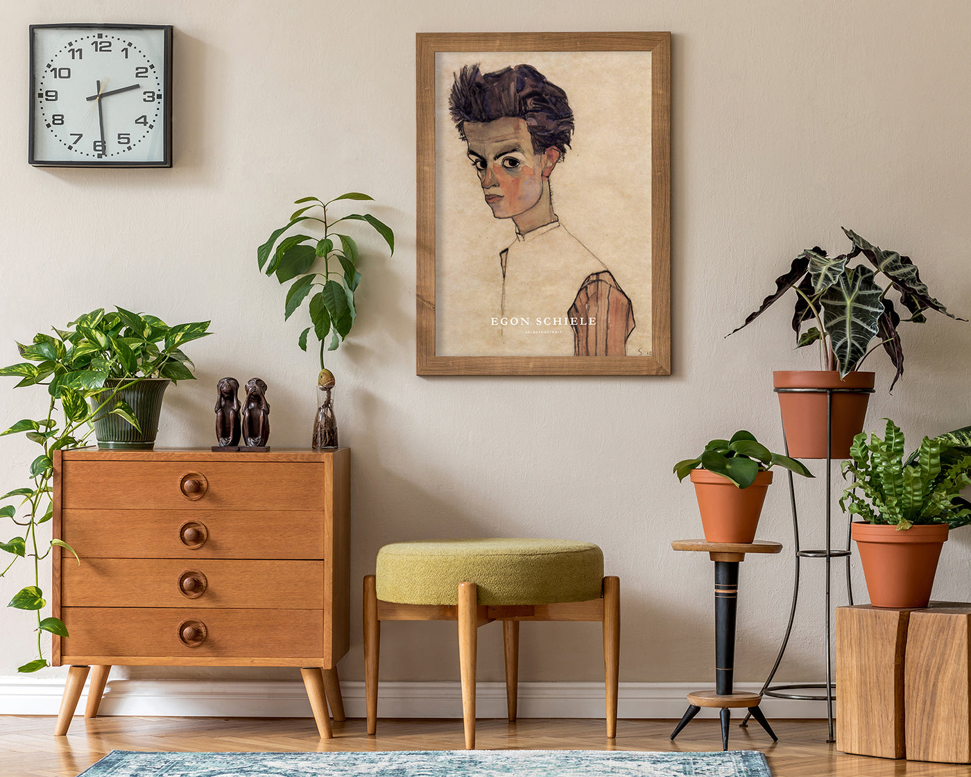 Egon Schiele - Museum-Poster II Selbstportait