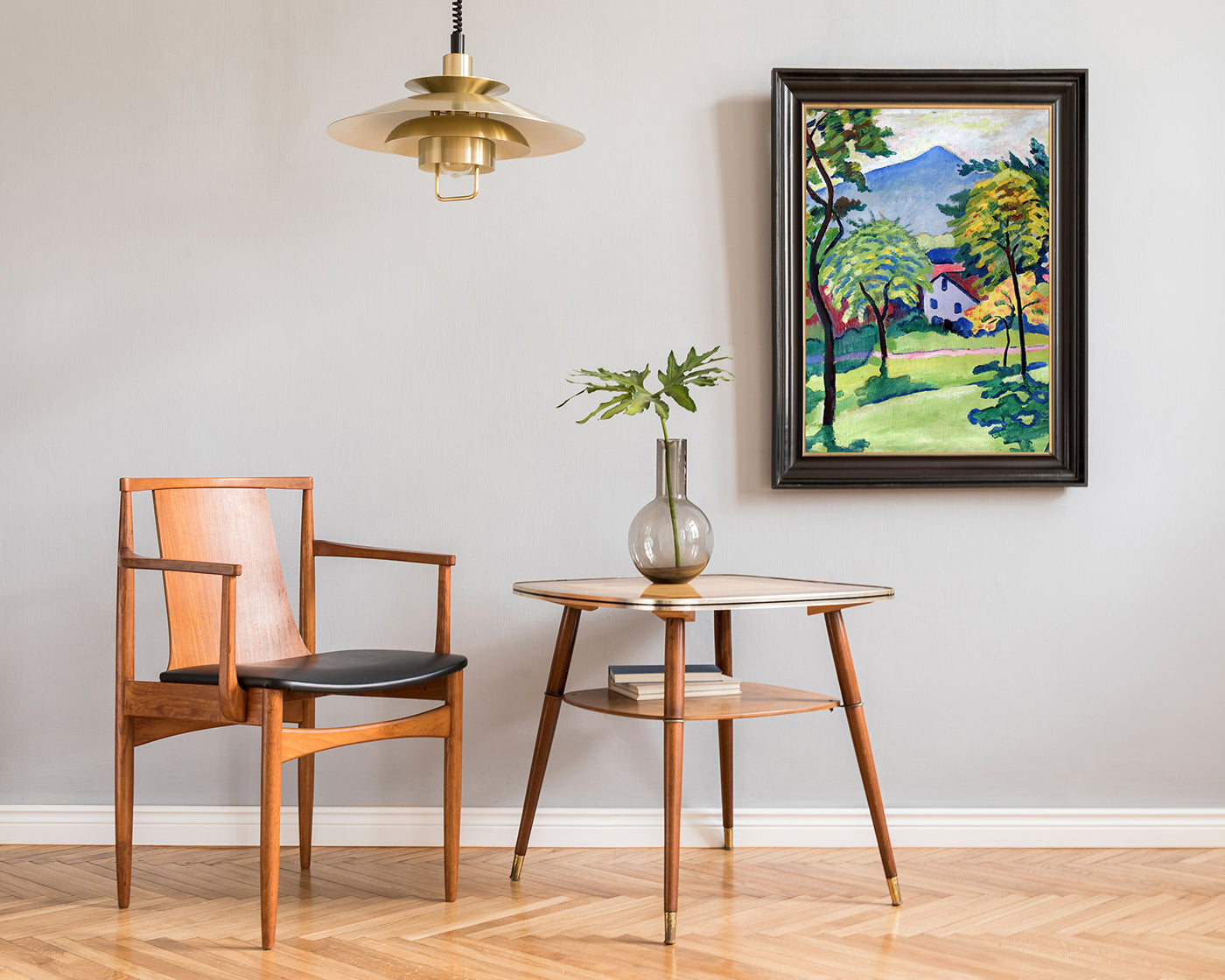 August Macke - Tegernsee Landschaft Anagoria