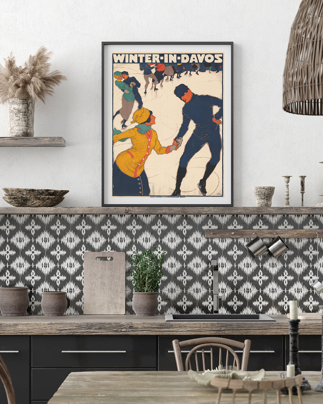 Burkhard Mangold - Winter in Davos