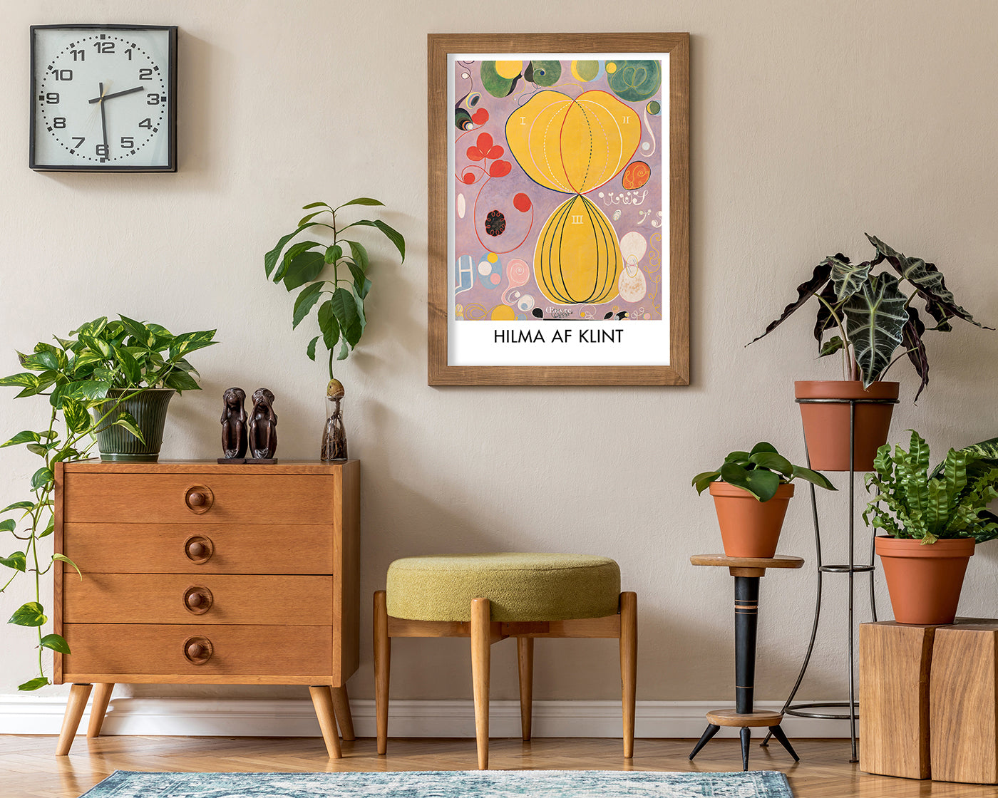 Hilma af Klint - Museum-Poster II The Ten Largest, No 7, Adulthood (1907)