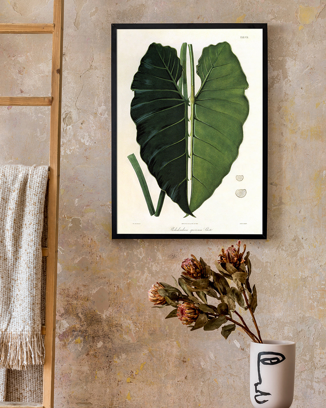 Blatt einer Tropenpflanze