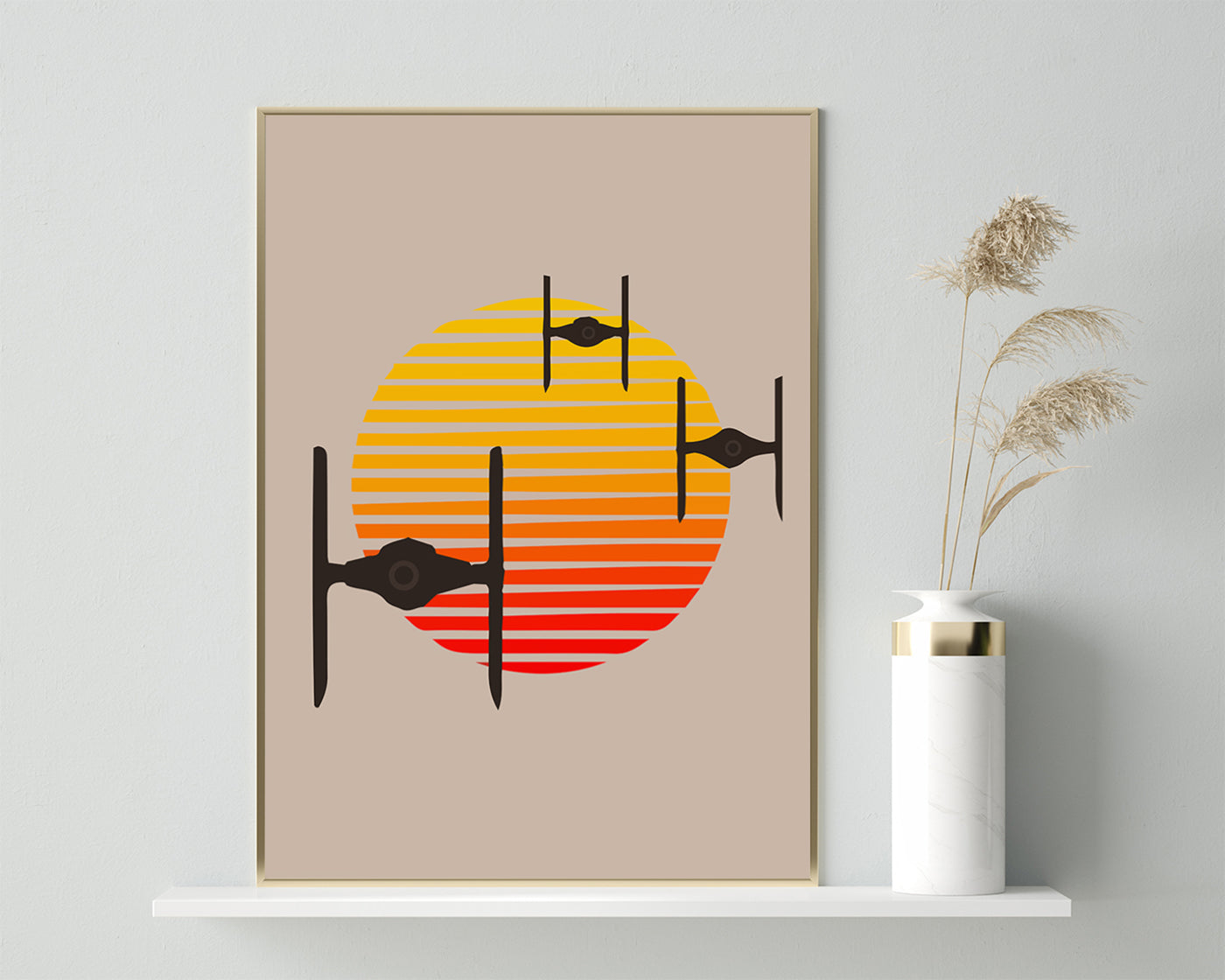 Star Wars Illustration - Sunset