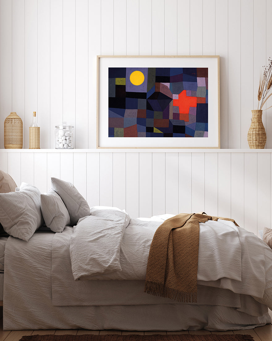 Paul Klee - Feuer bei Vollmond