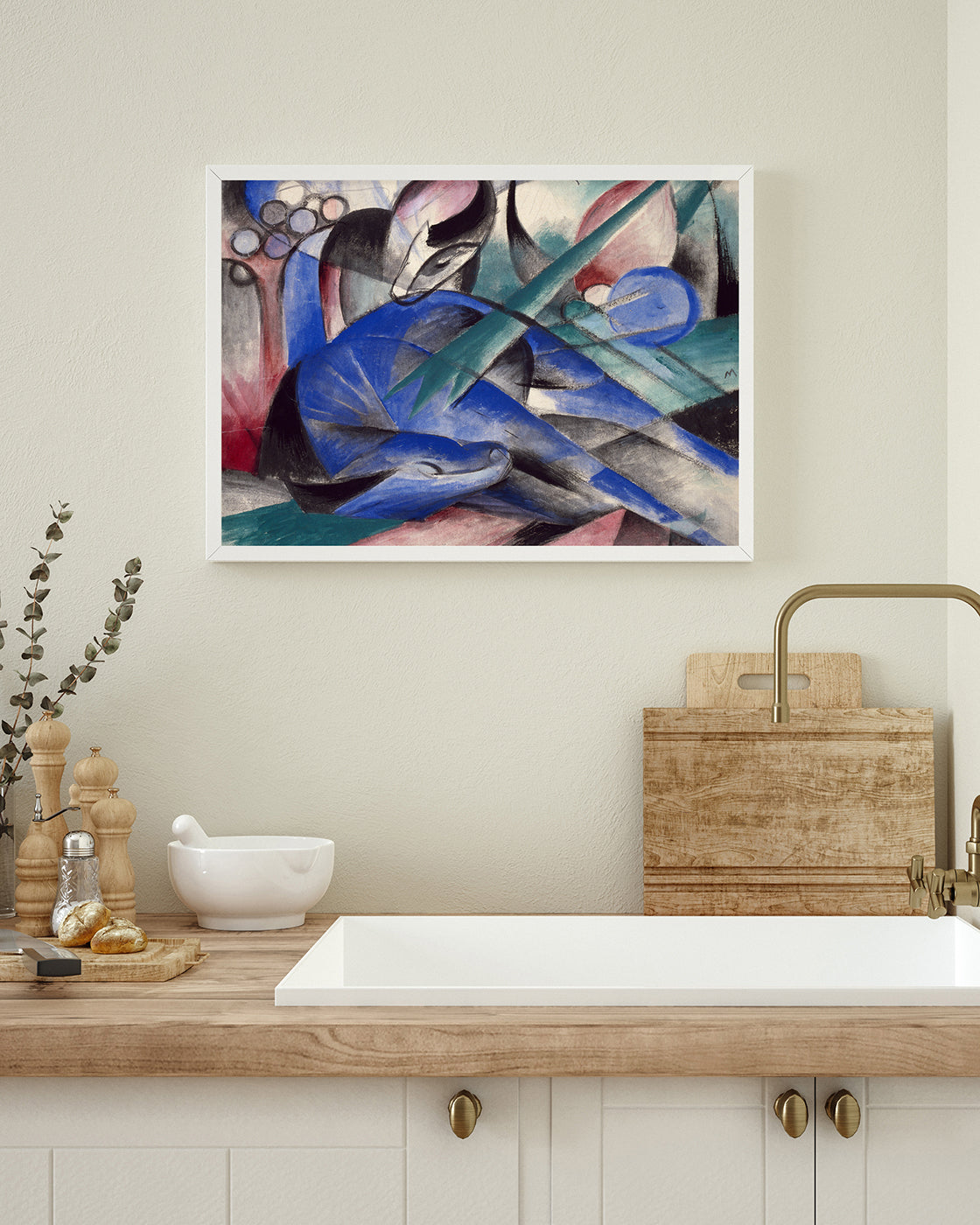 Franz Marc - Träumendes Pferd (1913)